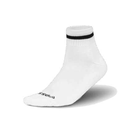 Vessi Canada White Mid Crew Socks