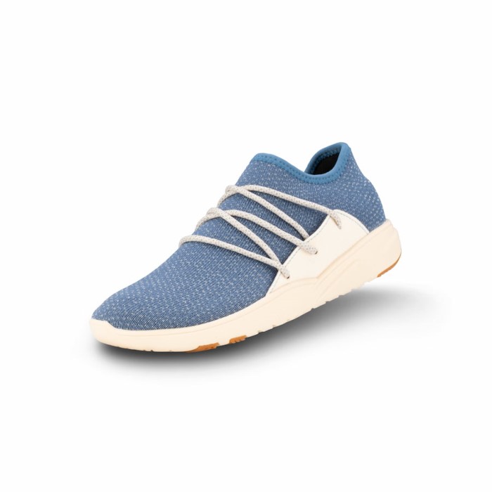 Women's City Scape Vessi Shoes Canada River Blue On Off White - Image 1